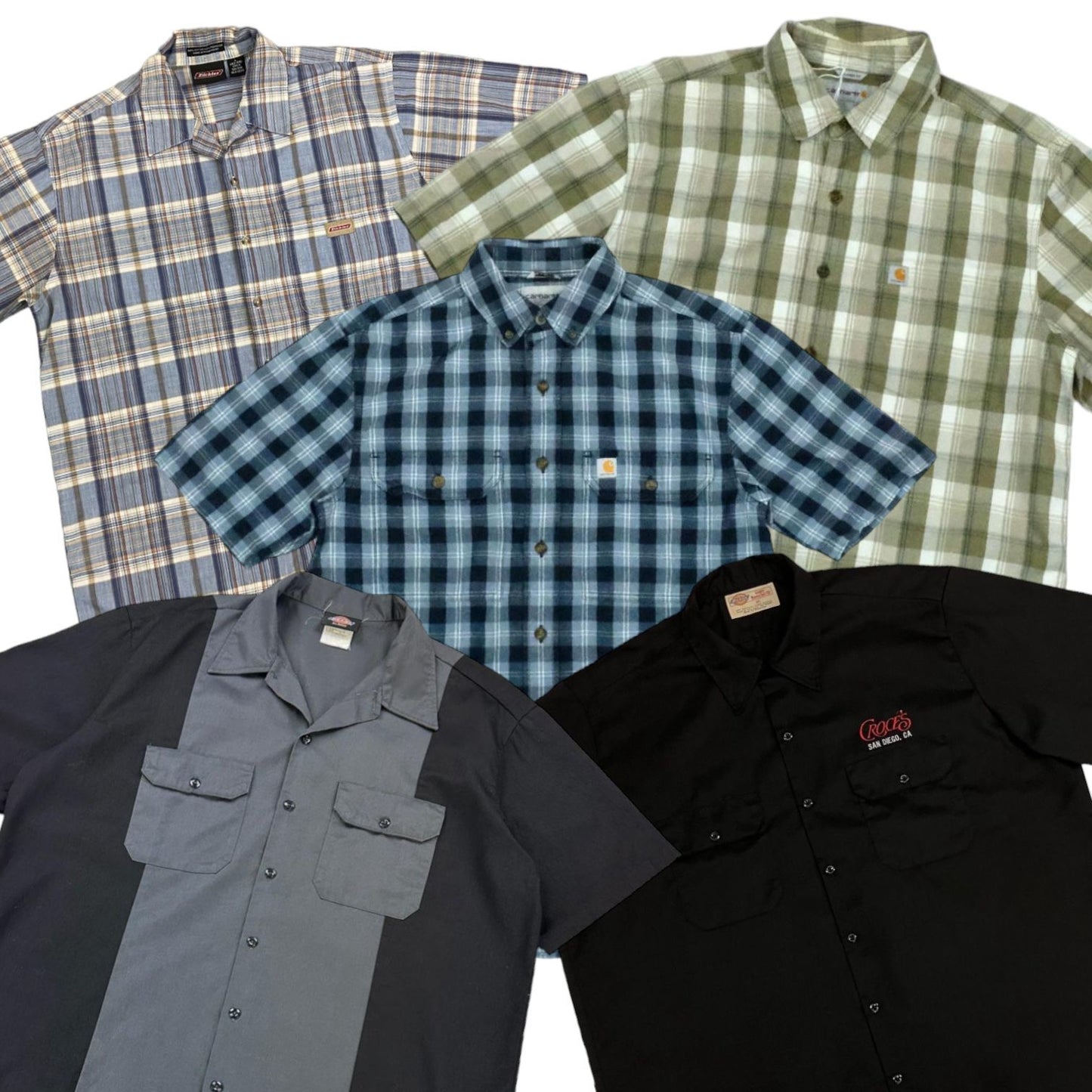 Carhartt + Dickies shirts