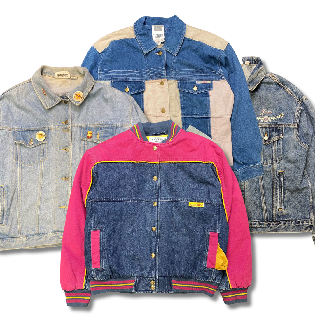 Wholesale vintage 2025 denim jackets