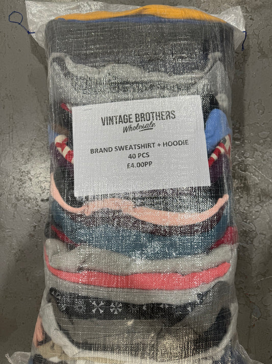 Branded sweatshirt & Hoodie mix